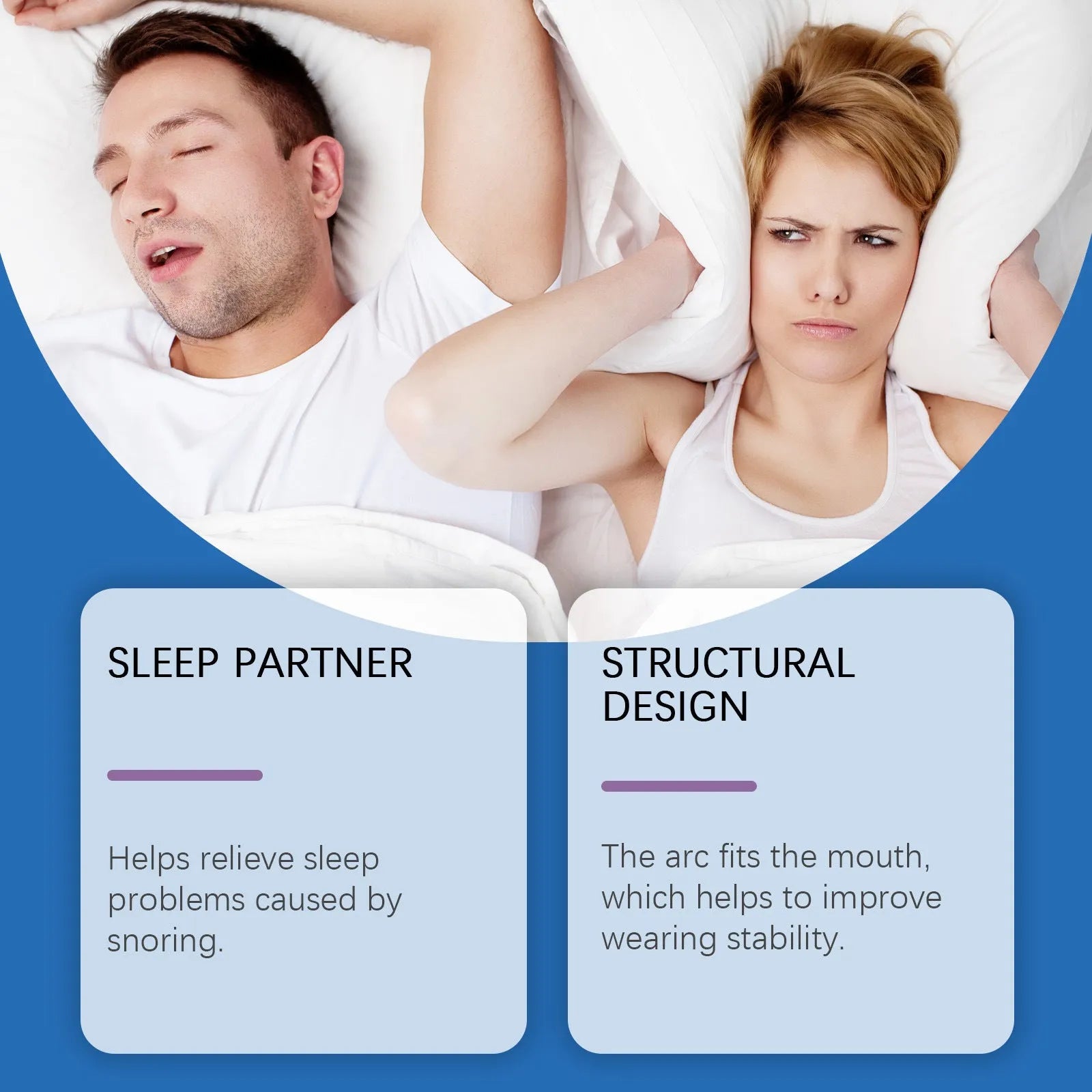 Gentle Care Night Sleep anti-snoring nasal dilator strip in single pack