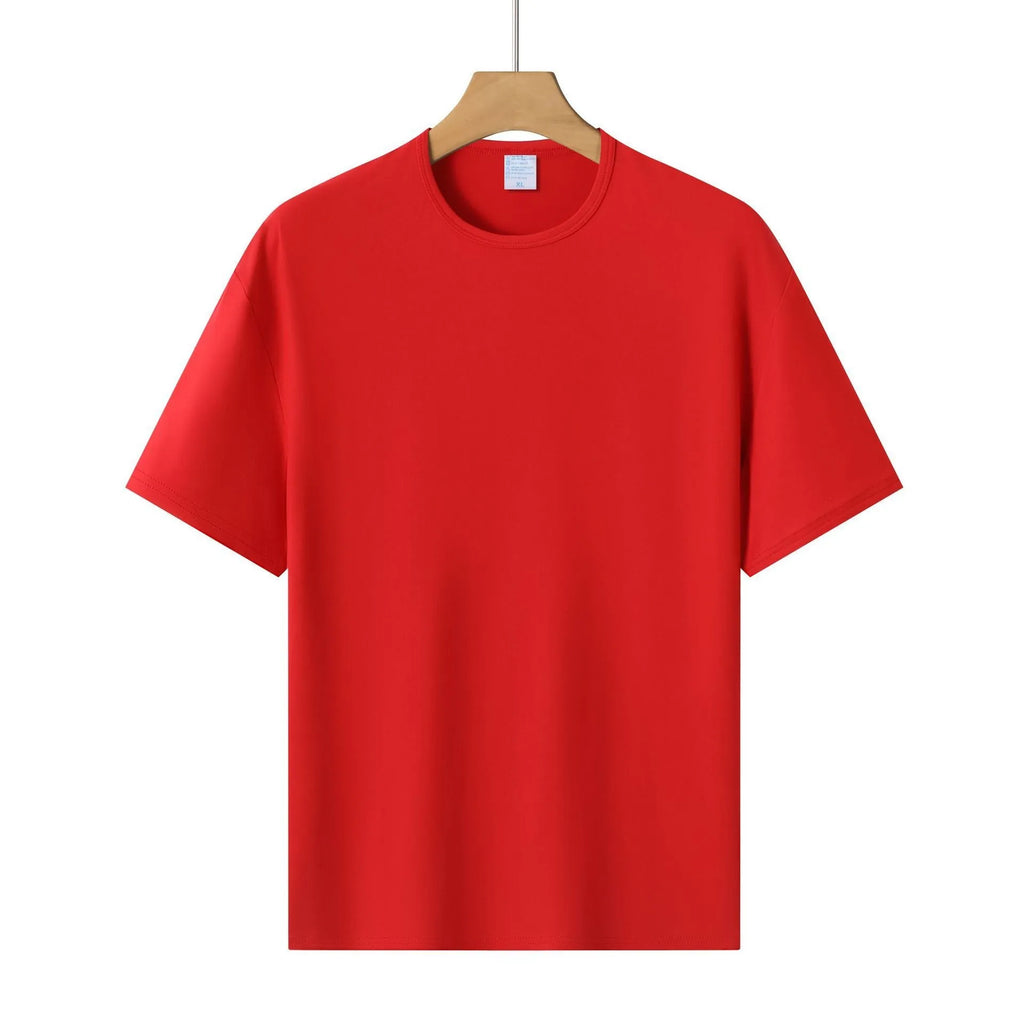 Modal short-sleeved T-shirt in loose fit pullover style available in multiple solid colours