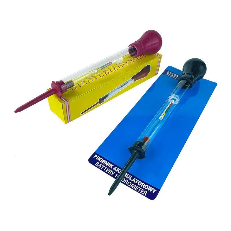 Glass electrohydraulic hydrometer for automobile battery testing with 330mm length
