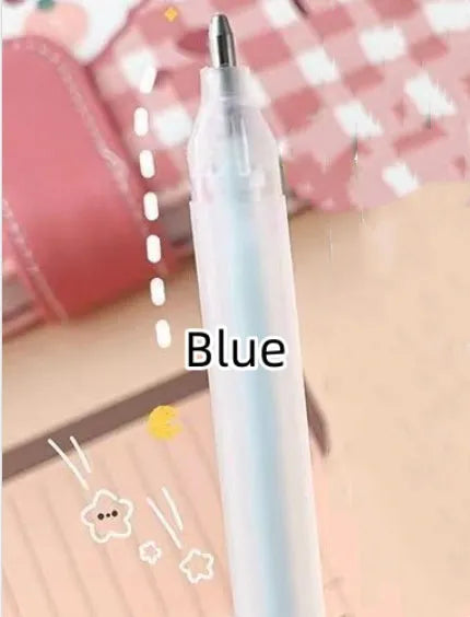 Macaroon colour dispensing pen with cap-pulling mechanism in assorted colours