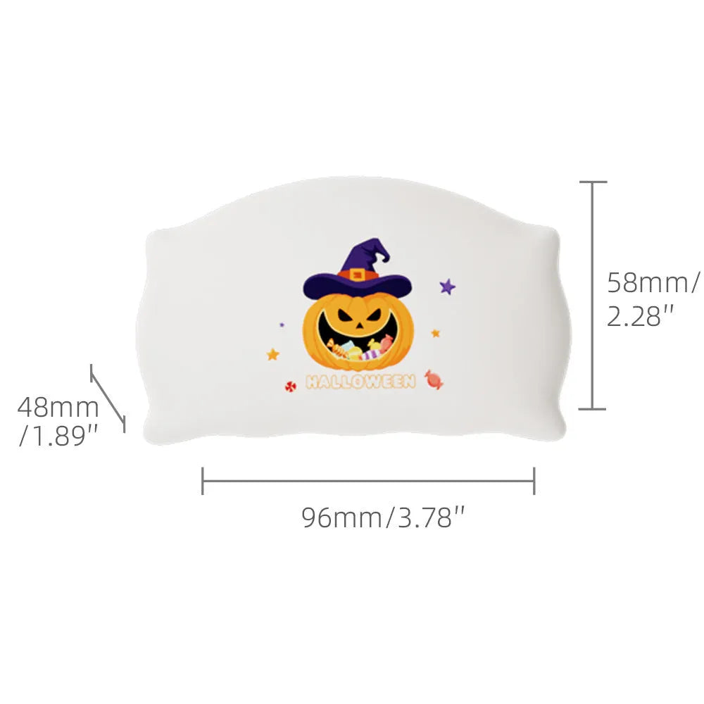 Cartoon creative Halloween doll table lamp with warm light, 99x70x50mm, Magic Ghost colour, on a bedside table