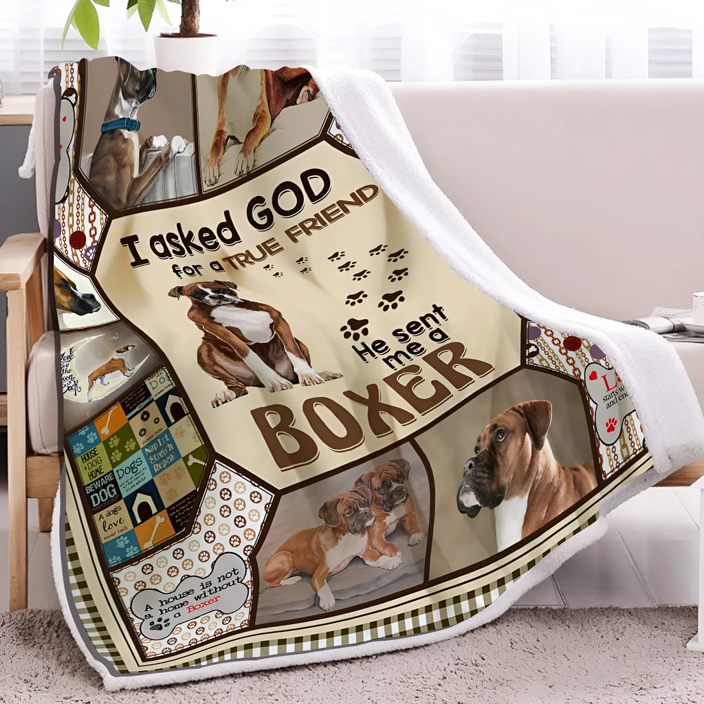 Brown sherpa fleece blanket 150x200cm on a couch, soft and warm for home use