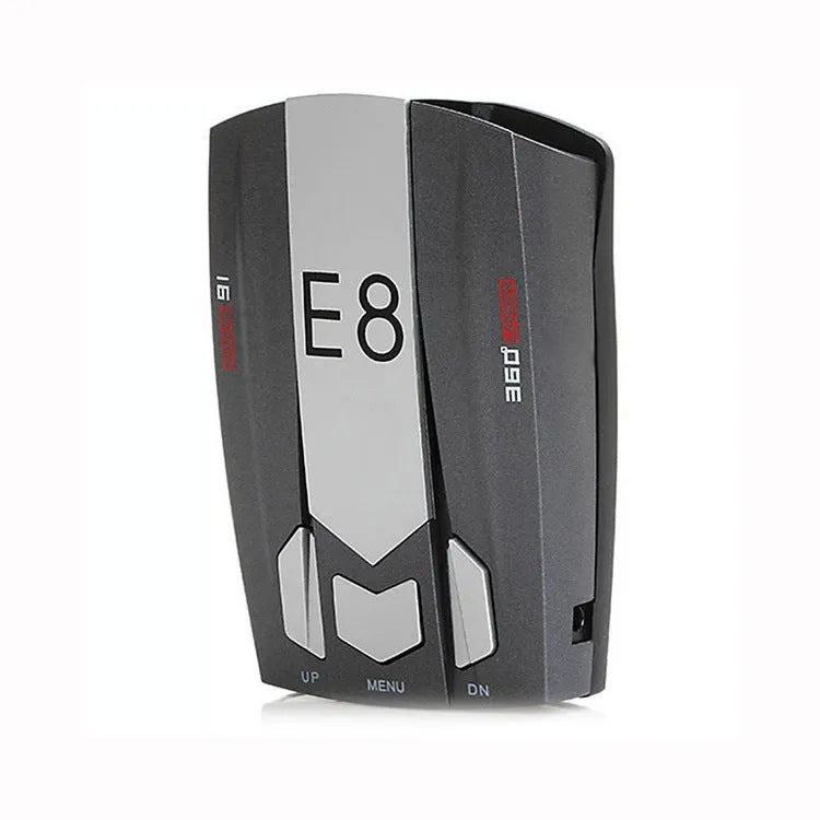 E8 automobile flow speed measuring electronic dog iron grey ABS radar detector with anti-skid pad