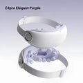 Smart Bluetooth eye moisturising and hot compress massage instrument in green, grey, or purplish grey.