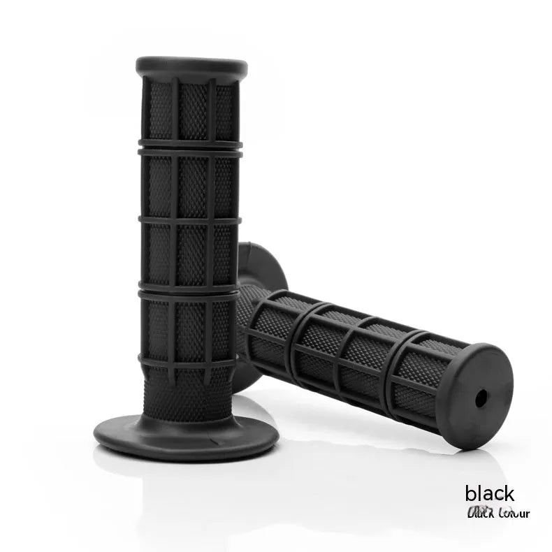 22mm diameter motorcycle handlebar grips in eight colour options including black, blue, green, grey