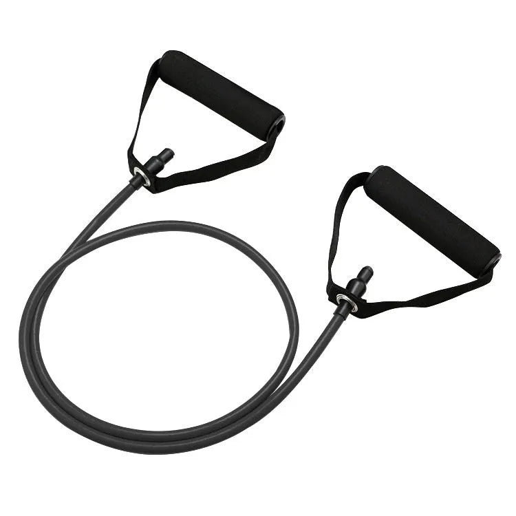 Colour-coded adjustable chest expander with TPE tension rope in five resistance levels from 10LB to 30LB