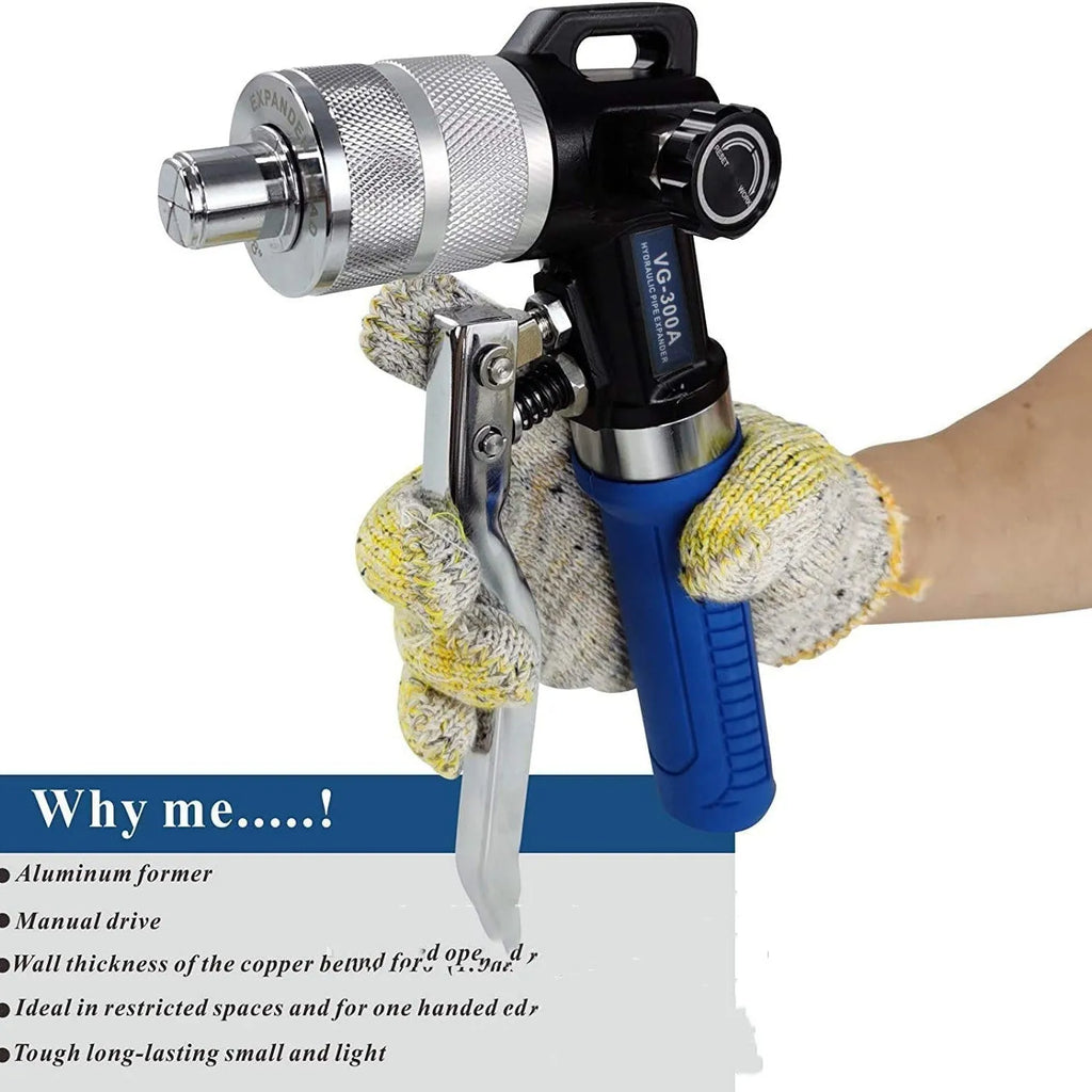 Hydraulic tube expander refrigeration tool in VG-300 style made from high-strength alloy steel