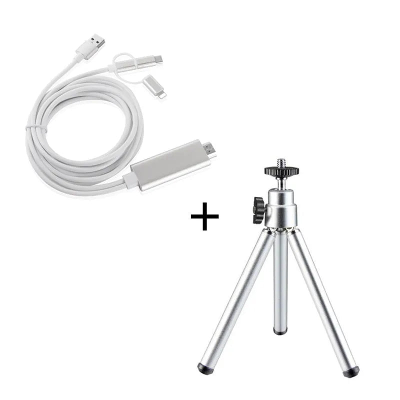 Mini flexible tripod with extendable legs and U-shaped smartphone clip for travel photography