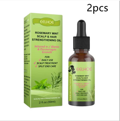 59ml Rosemary Mint Hair Growth Fluid bottle for scalp massage and hair care