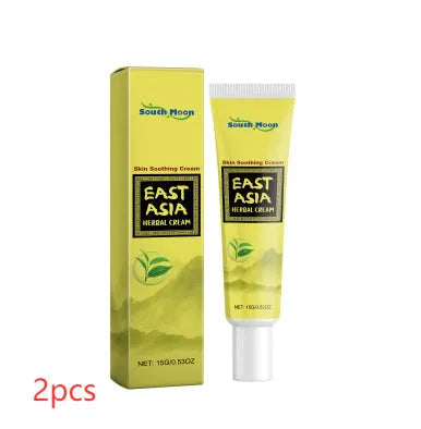 Herbal Soothing Moisturising Cream 15g container with tea tree oil and centella asiatica