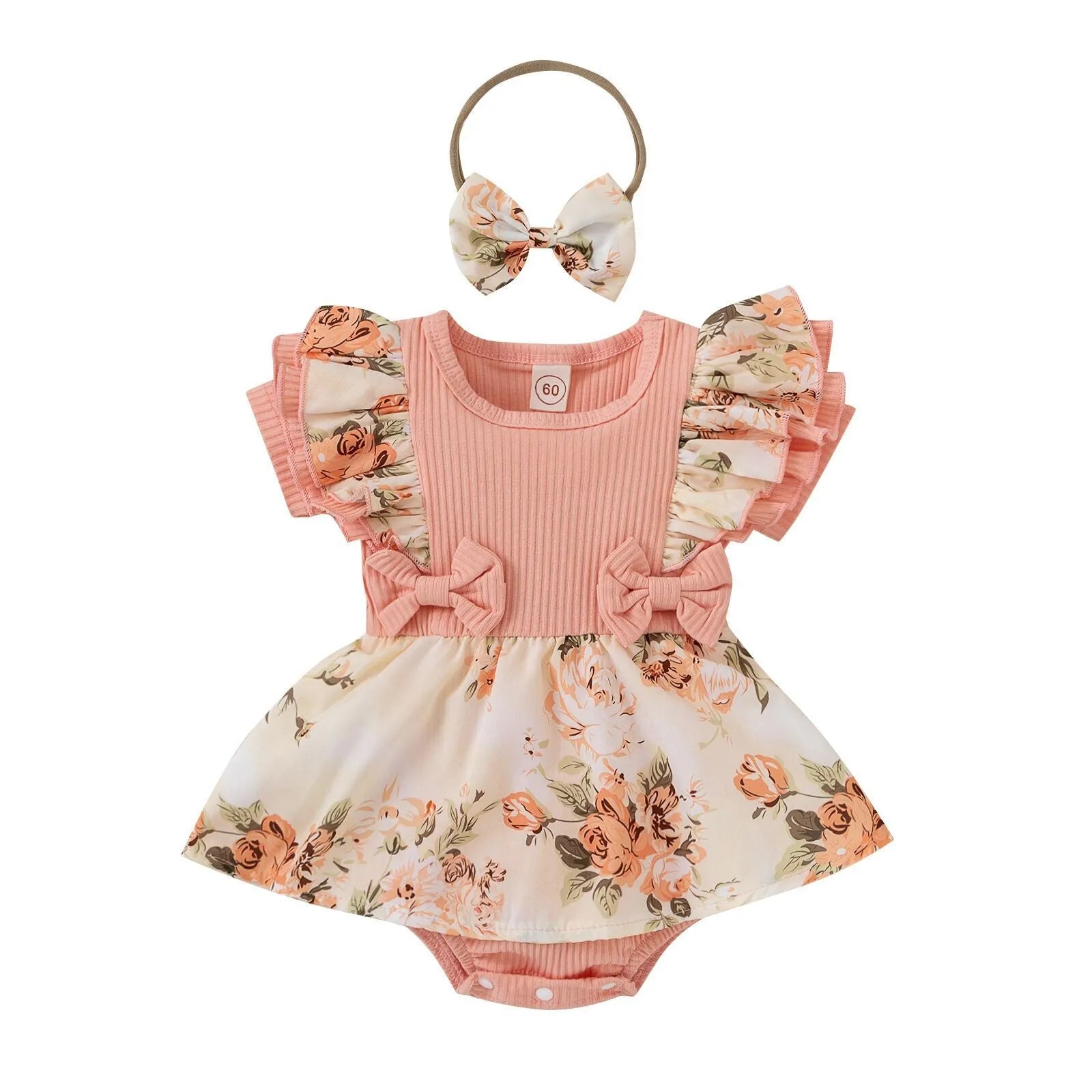 Cotton sunken stripe baby girl jumpsuit romper short sleeve pullover pink light green wine red