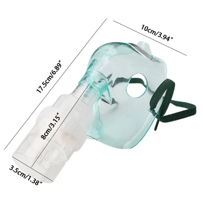 Soft rubber mask fit aid designed to be worn under a face covering.