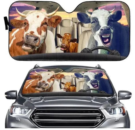 Telescopic car sun shield made from aluminium foil for front windscreen protection