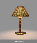 Gold alloy LED desk lamp with 3W warm white light, Type-C charging port visible on base