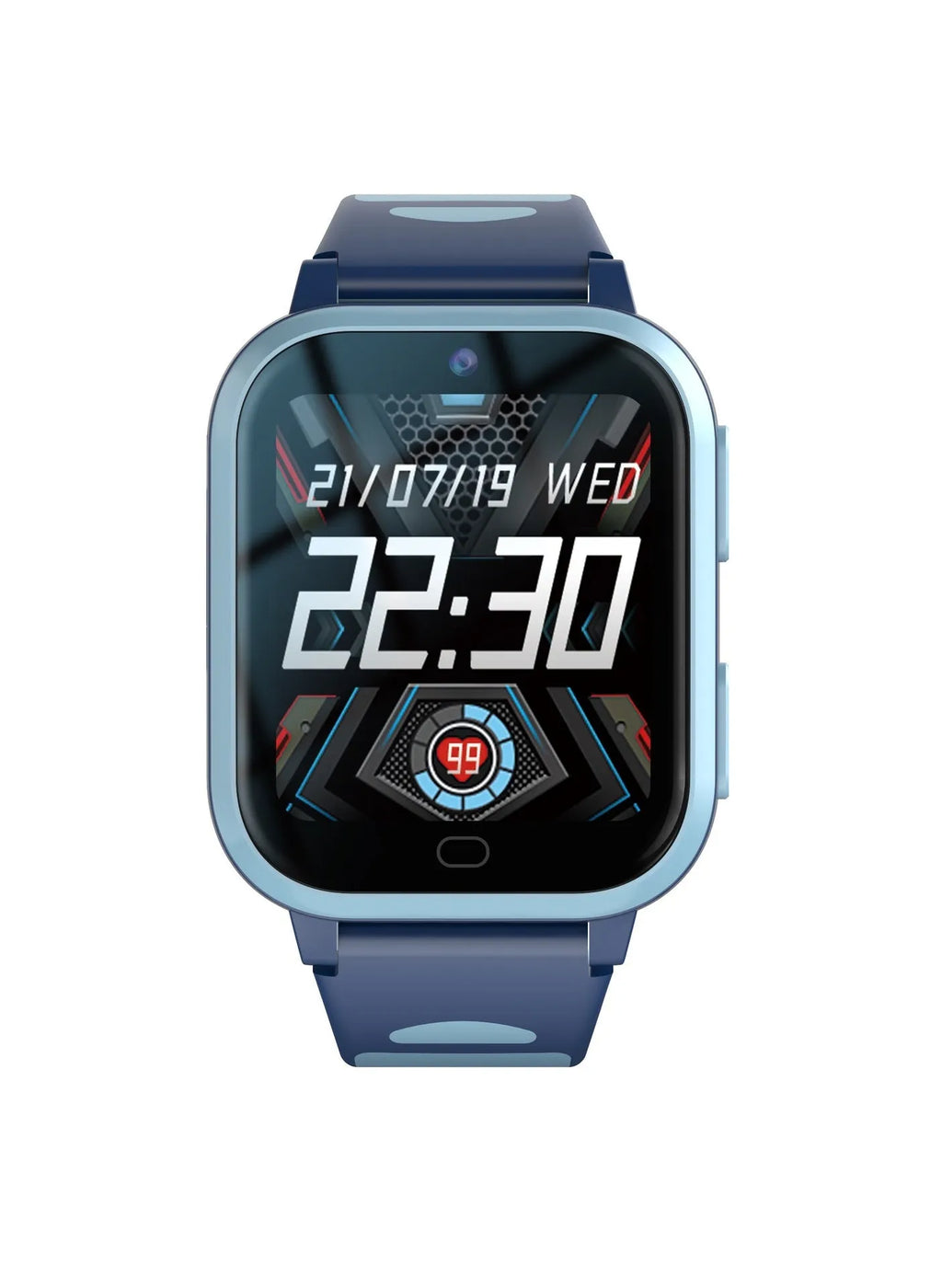 Children's smart phone watch with 1.83-inch touchscreen showing video call interface
