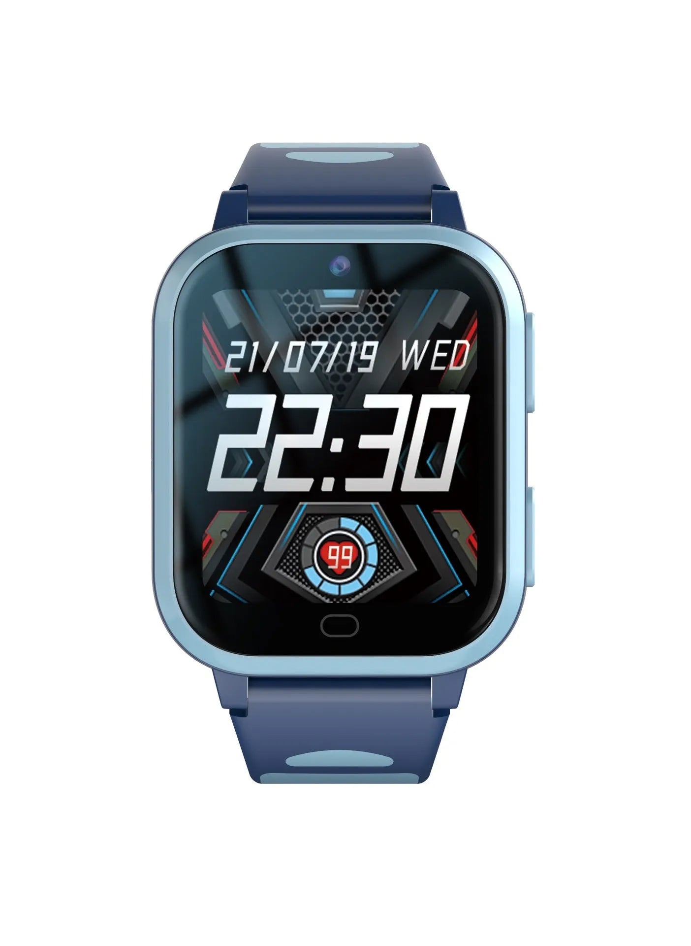 Children's smart phone watch with 1.83-inch touchscreen showing video call interface