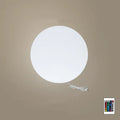 Solar powered outdoor colourful PE luminous ball light IP65 weatherproof 20CM to 50CM sizes