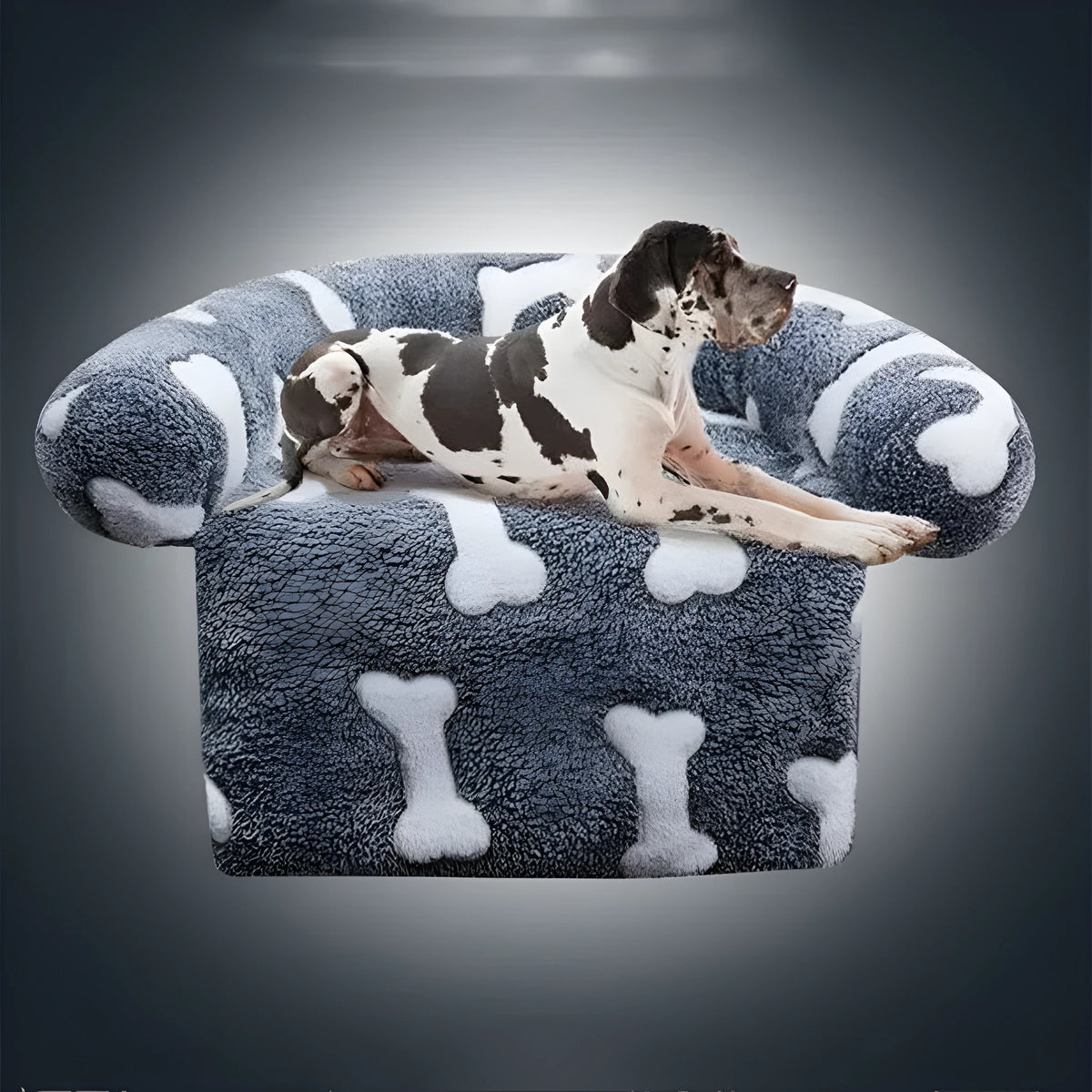 Plush kennel sofa blanket for pets, cloth material, available in multiple sizes and colours including Orange Star Moon and Gray Bear