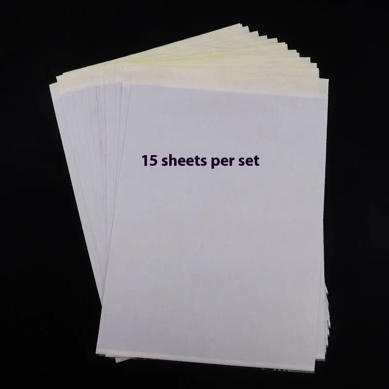 A4 tattoo transfer paper packs with transfer paste gel for hand-drawn or machine-converted designs