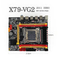 X79-VG2 desktop motherboard with LGA 2011 socket, DDR3 slots, and expansion ports