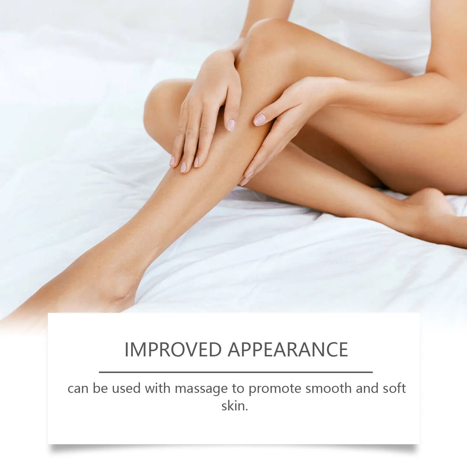 Four adhesive leg nursing bandage patches in a pack for moisturising care and discomfort relief.