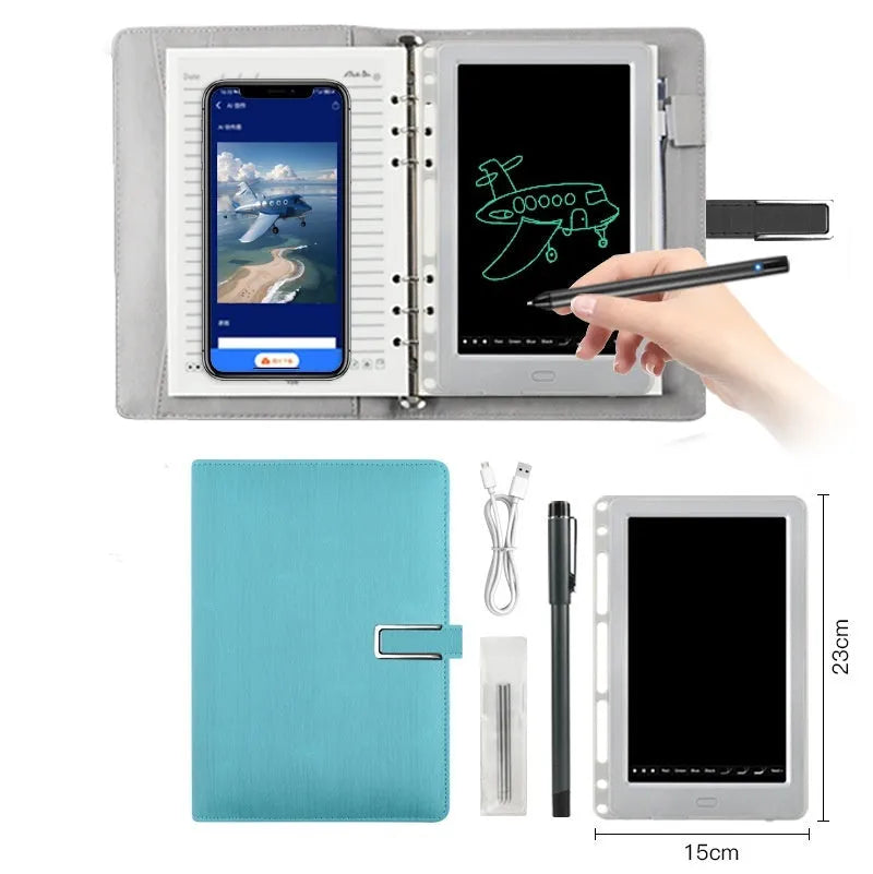 85-inch electronic writing pad with stitching design in choice of colours, includes smart pen
