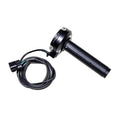 Black stainless steel electronic throttle handle for vehicle control systems