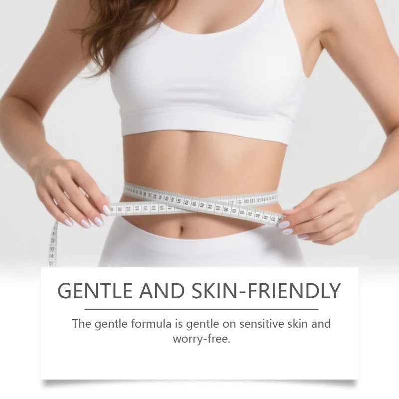 Body neck cream 125g container with mild ingredients for abdominal and neck skin nourishment