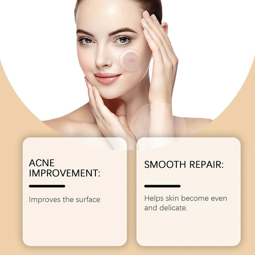 Transparent acne patches with tea tree oil and asiatic centella extract in pack of eight