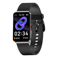 Blood Glucose EP08 Smart Bracelet with TPU strap, touch interface, and USB magnetic charging in black, gold, and silver