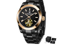 PAGANI 1658 automatic mechanical watch with stainless steel strap and pointer display, 100m waterproof for men