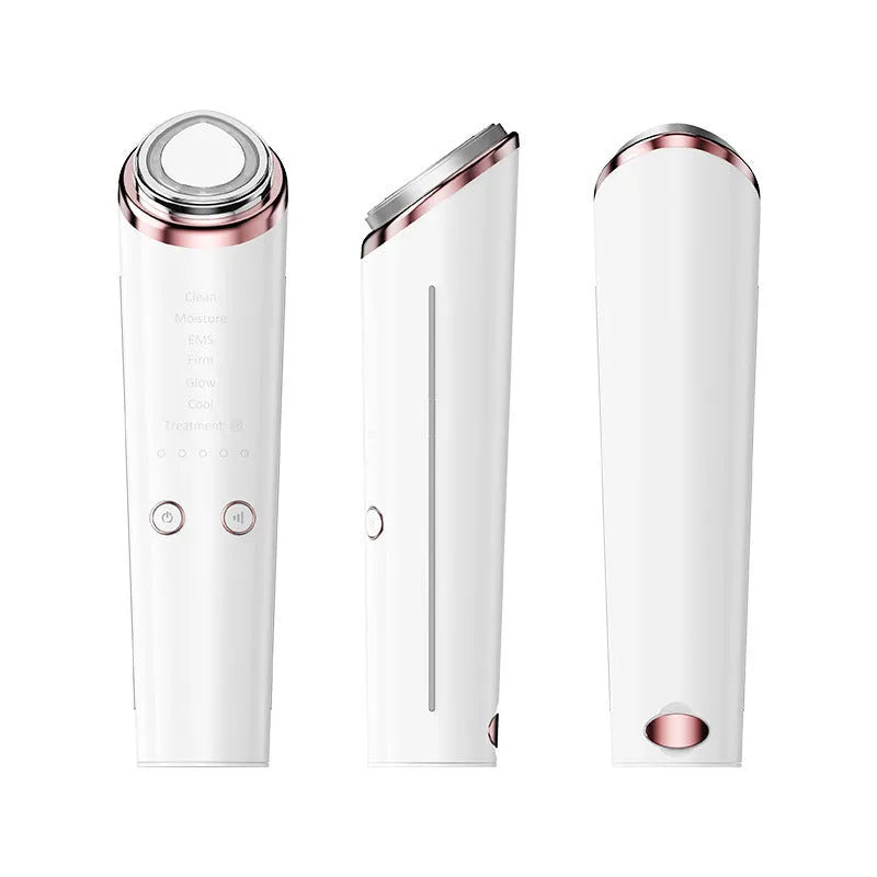 Eye Lifting And Tightening Beauty Instrument Massager Plastic USB Charging 3 Gears Vibration Colour Light White Facial Massage Tool for Skincare Routine Home Use