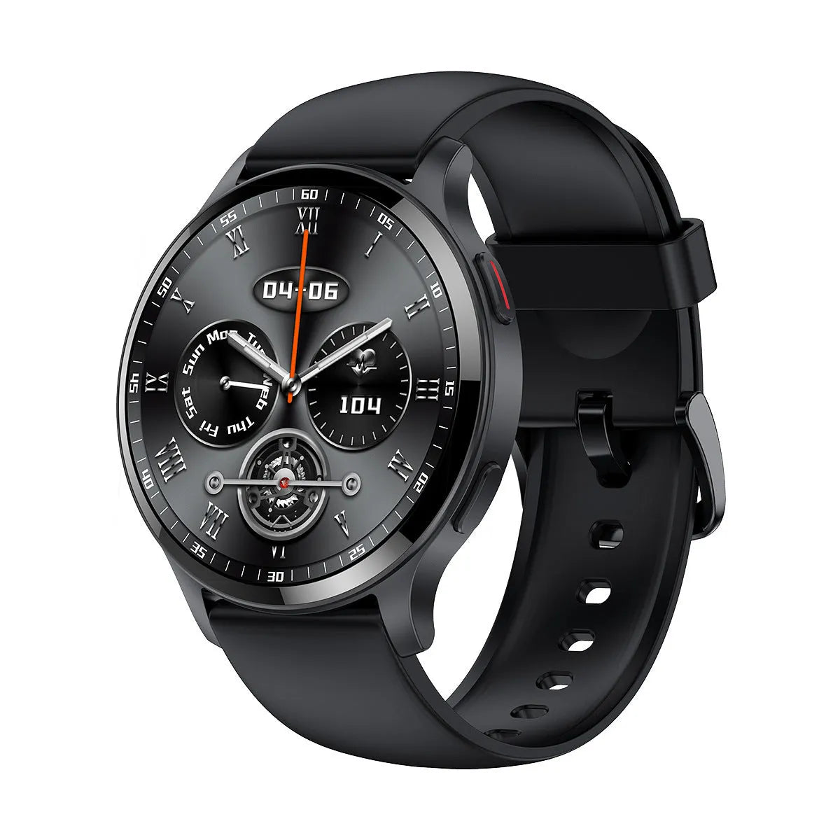 Gold smart watch for ladies with 1.45 inch IPS touch screen and Bluetooth calling feature