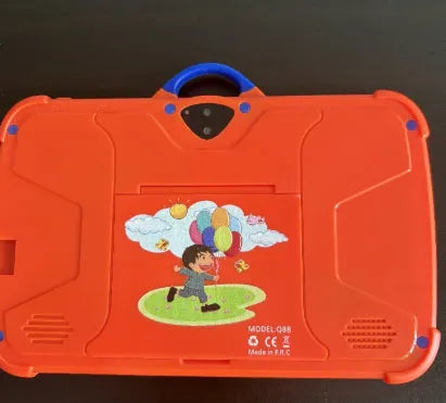 Kids tablet PC 7 inch drop-resistant explosion-proof tablet in Sky Blue with IPS screen and charger included