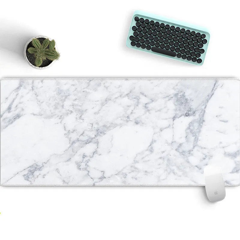 Texture anime mouse pad with lock edge, non-slip rubber base, wrist guard, available in multiple sizes
