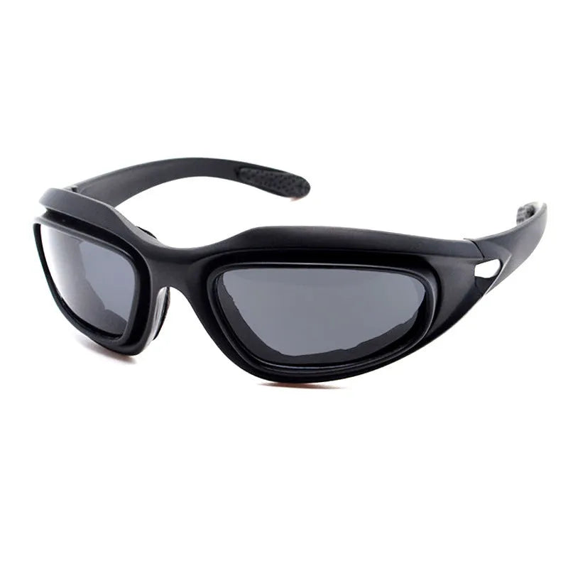 Polarized tactical sunglasses with full rim PC frame for outdoor cycling and sports activities
