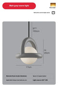 Nordic style matte black hanging line pendant lamp with an adjustable cord