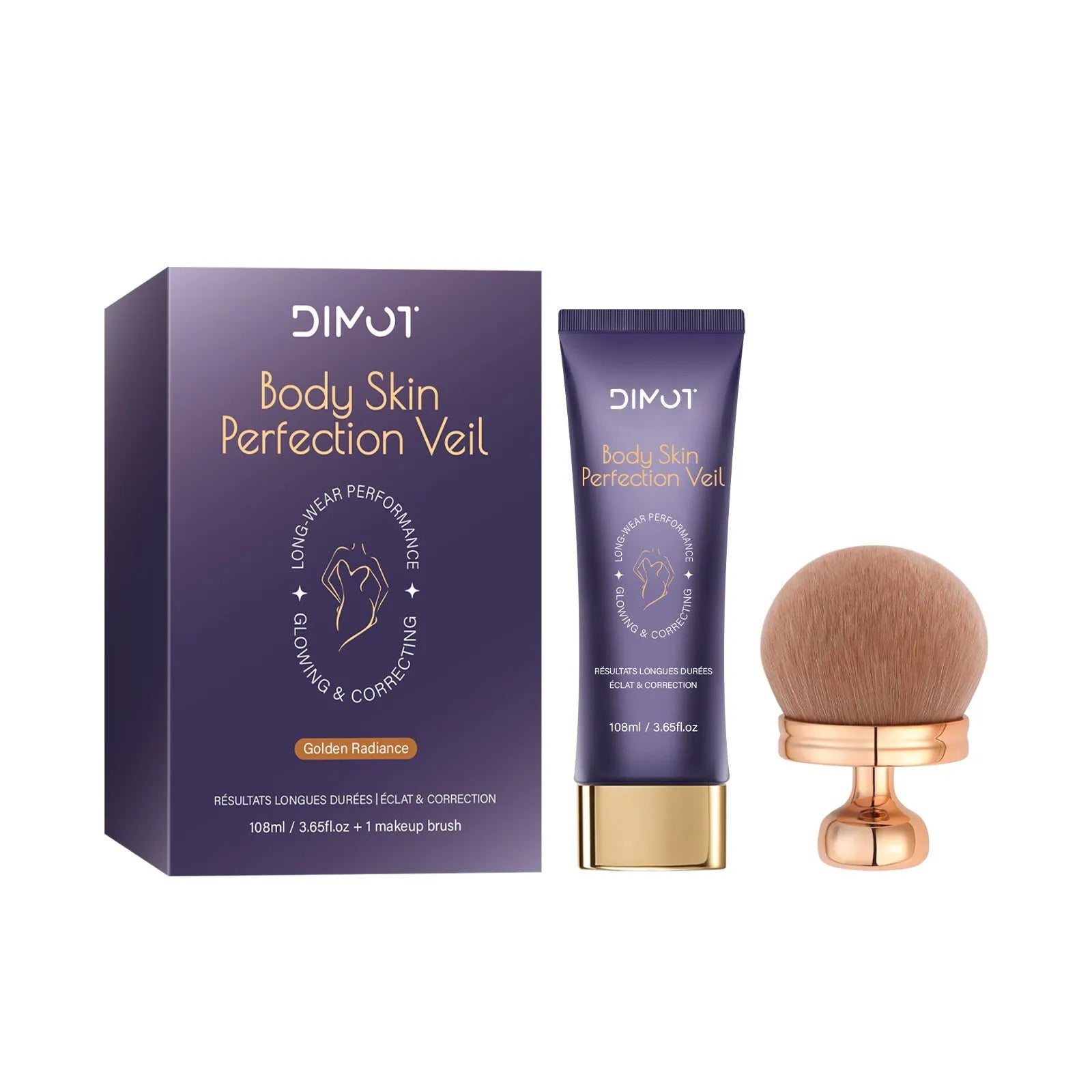 108ml body concealer cream with brush applicator for waterproof tattoo and birthmark coverage