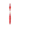 Black plastic gel pen with cartoon design and 0.5mm fine point on white background
