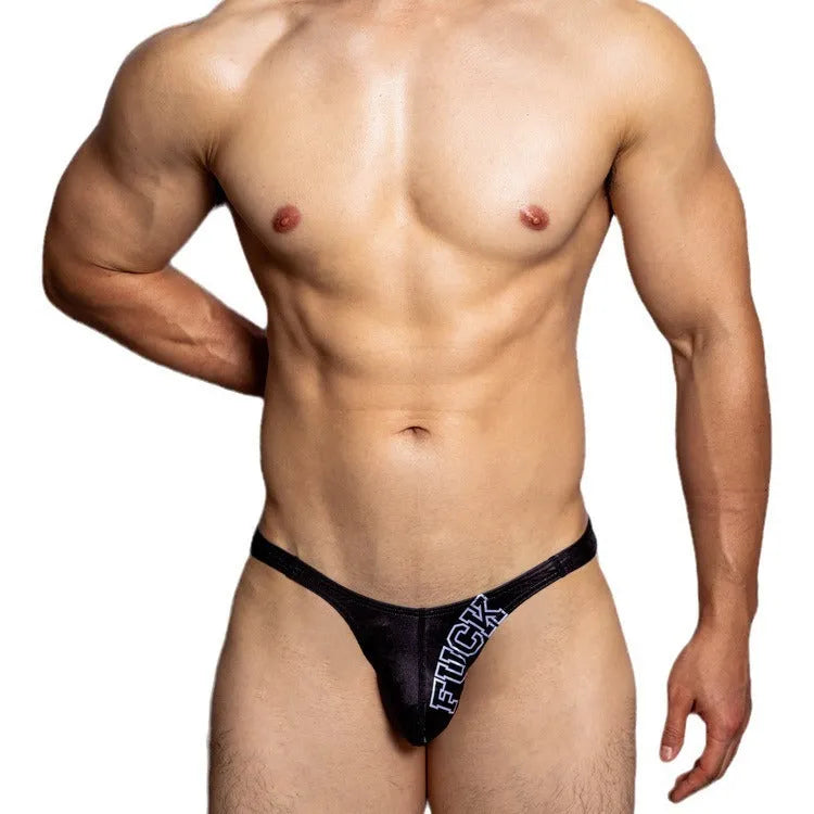 Low waist white polyester briefs for women on a mannequin.