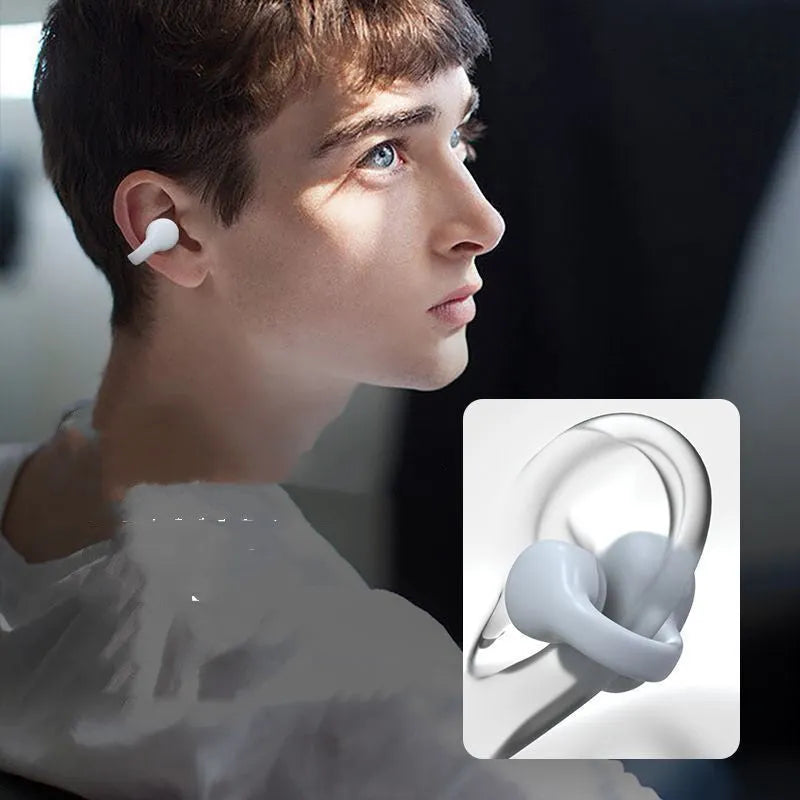 Wireless Bluetooth headset in-ear design i113 Black with USB charging cable