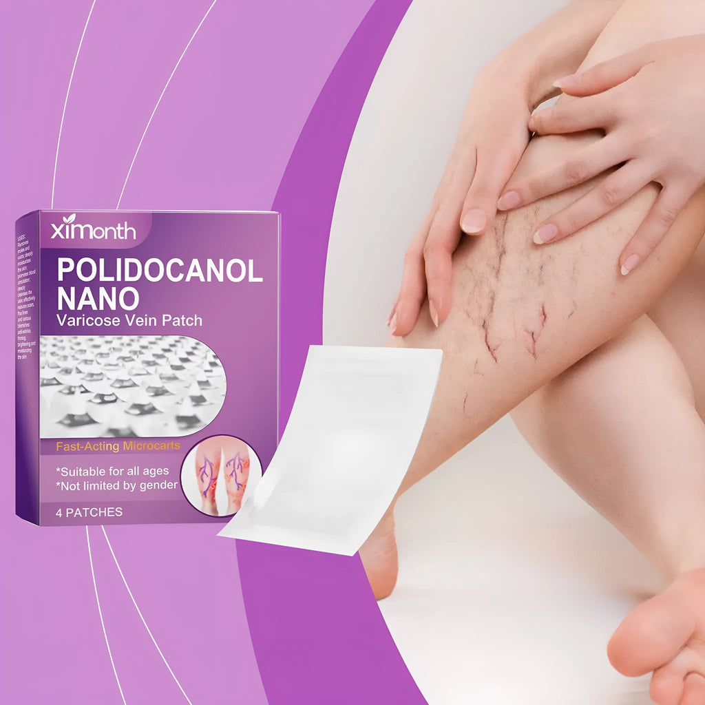Four adhesive micro-needle leg nursing bandages containing moxa and ginger extracts