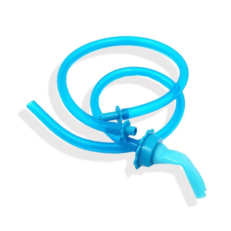 Silicone universal connector shower pipe in OPP bag packaging, flexible and portable design