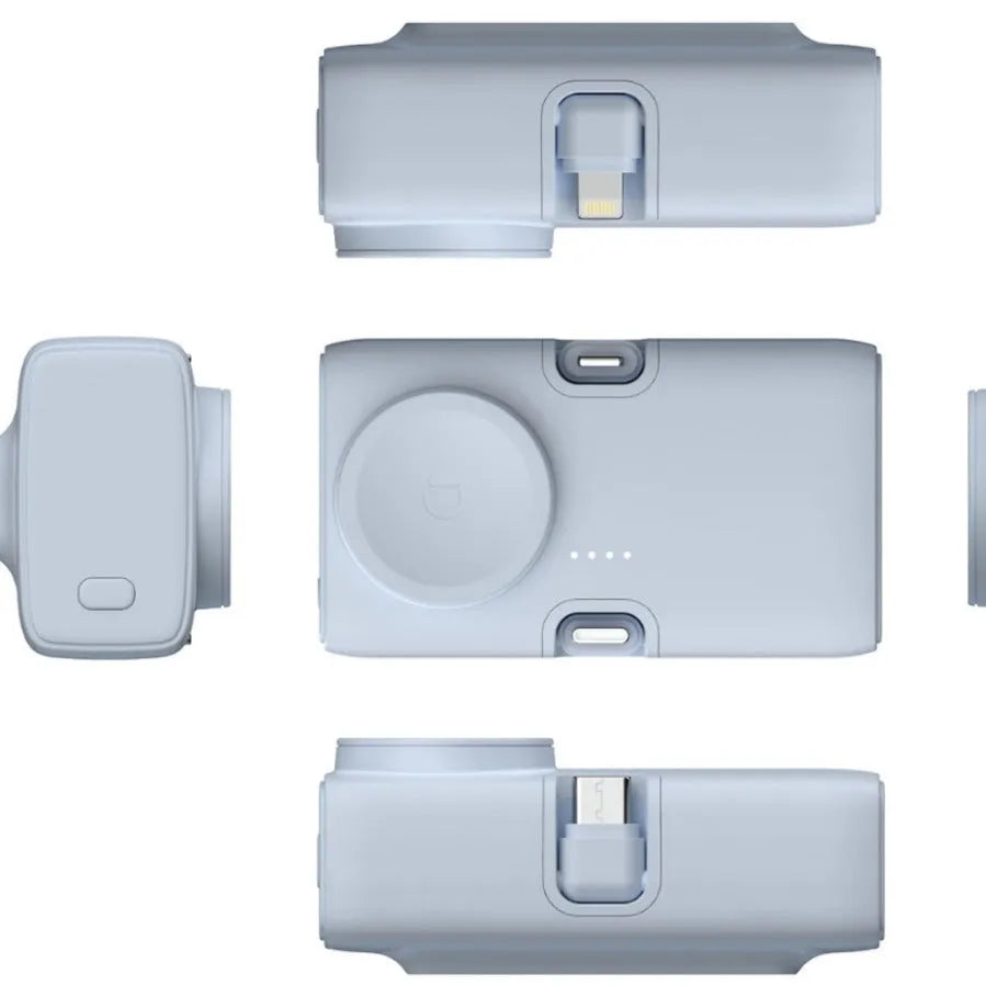 5000mAh wireless pocket charge power bank with plastic shell