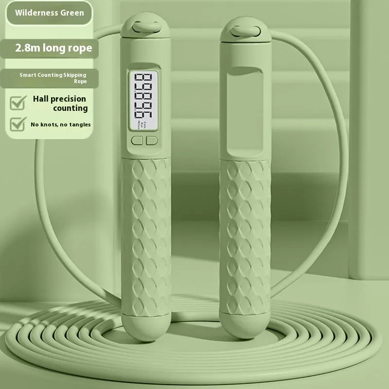 Fitness skipping rope with ball bearings in various colour options for cardio training