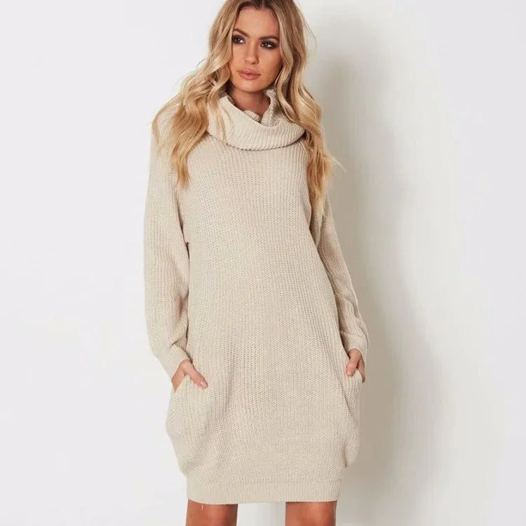 Lapel collar pullover sweater with chest pocket in imitation cashmere fabric