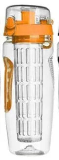 32oz Tritan fruit infuser water bottle with leakproof cap and infuser insert, 1000ml capacity