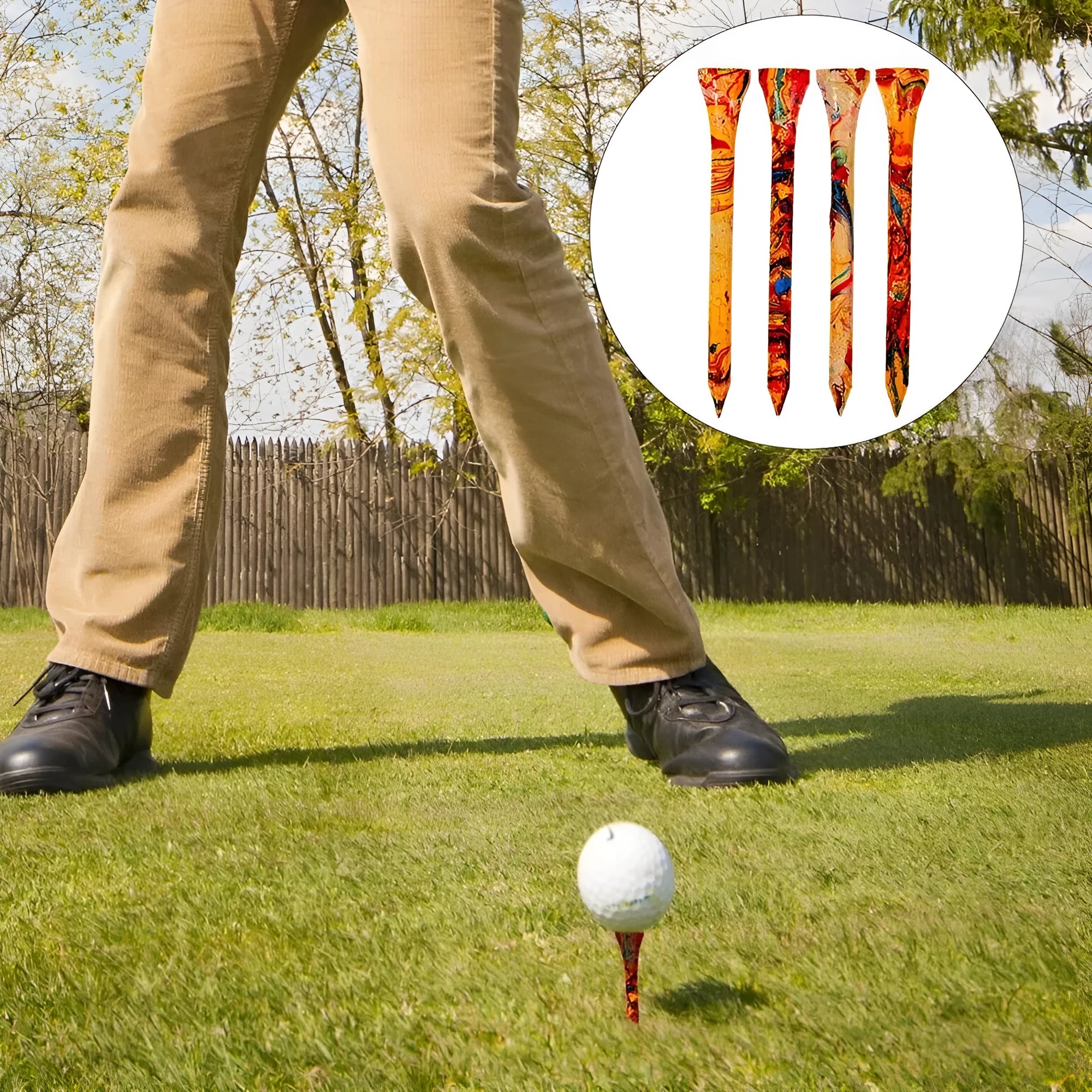 Colourful 70mm golf ball holders for training accessories in Hemu material