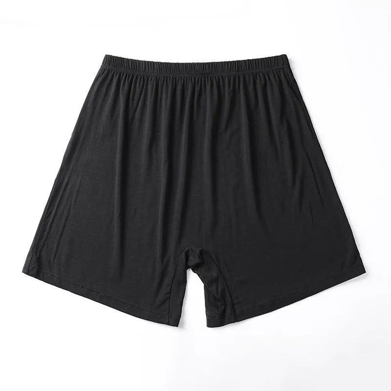 Men's solid colour modal boxers with high waist design in sizes XL to XXXXL