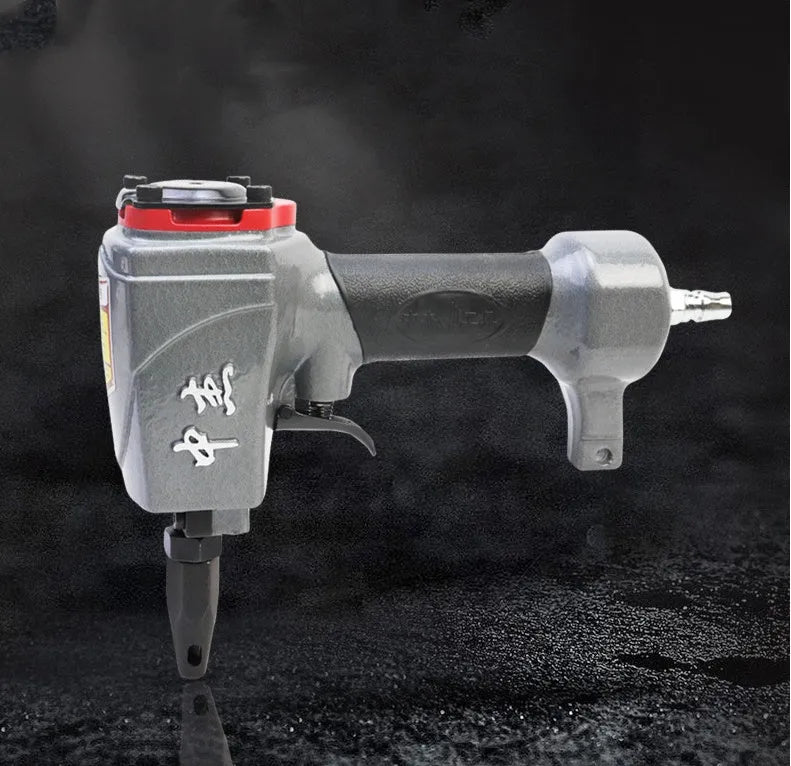 DK30 pneumatic metal sheet and fabric punching gun with air hose connection